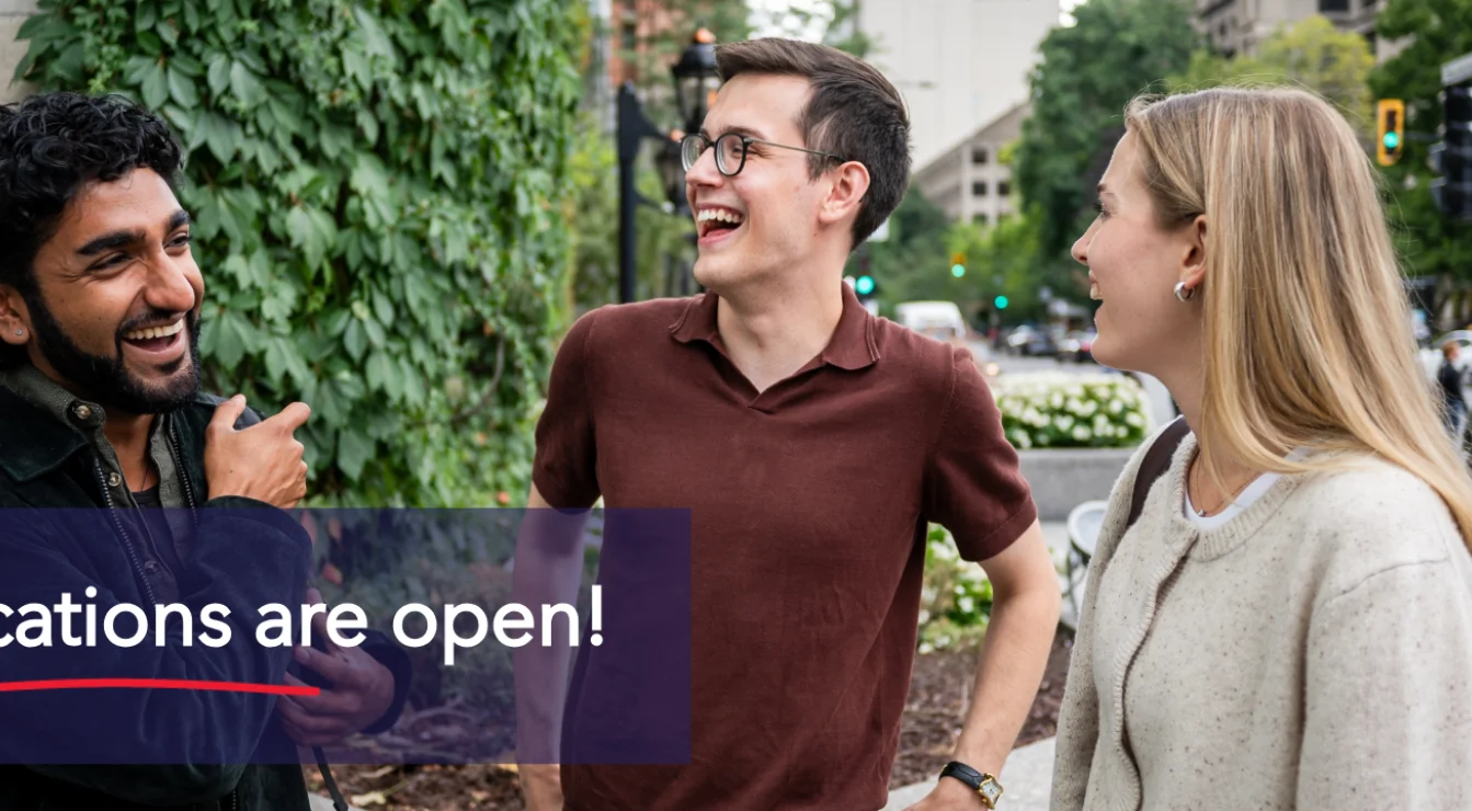 Applications have launched for the 2027 cohort of McCall MacBain Scholars!