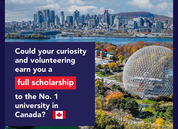 McCall MacBain Scholarships for Master’s Studies in Canada